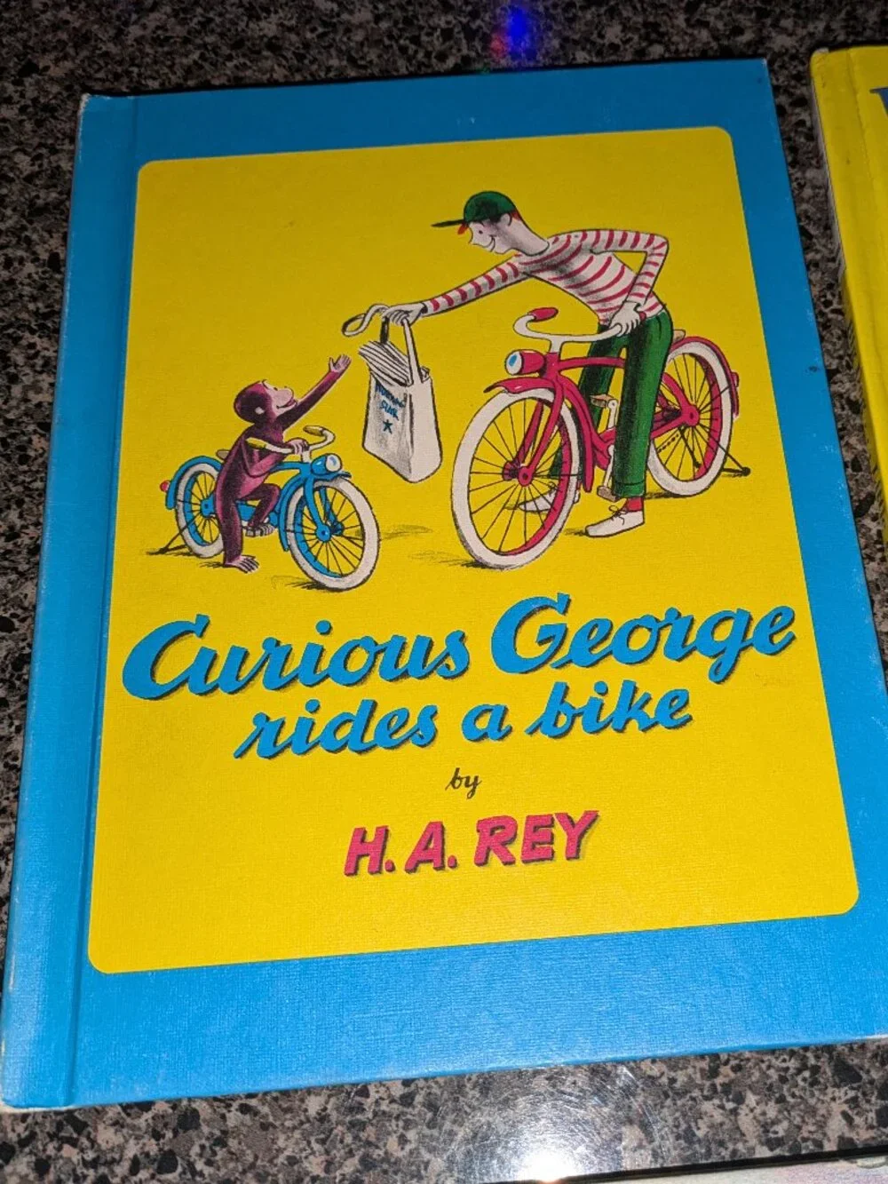 Six Children's Books Lot Curious George, Pinocchio, Danny & Dinosaur